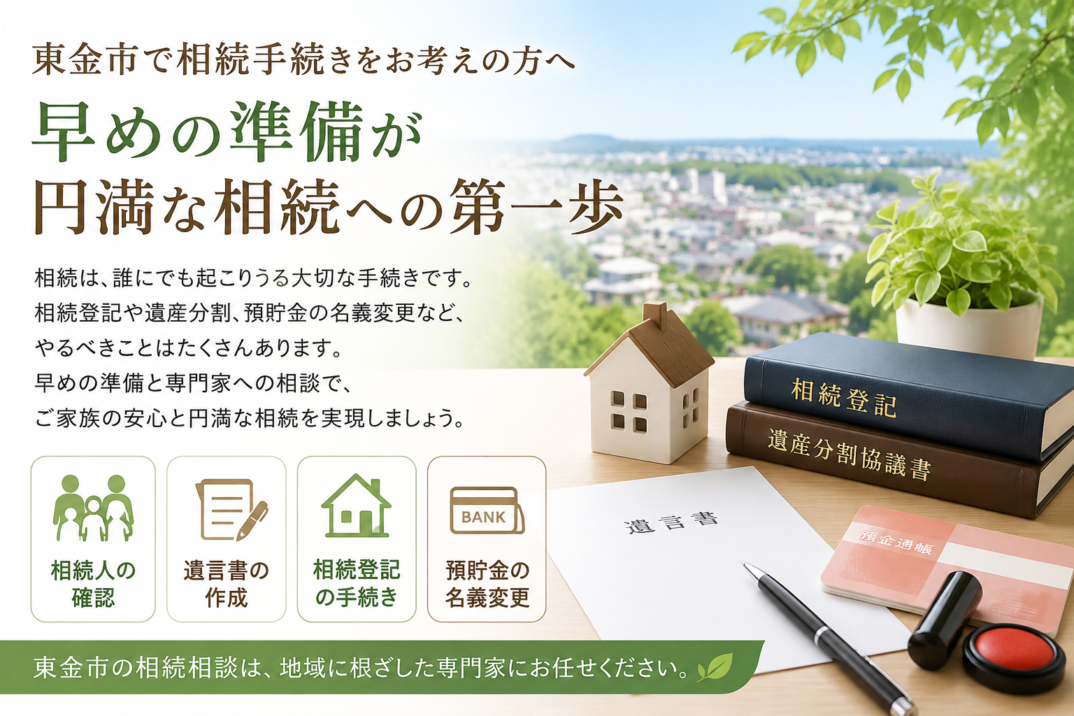 東金市で相続手続きをお考えの方へ｜早めの準備が円満な相続への第一歩